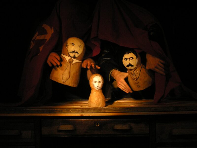 Putin is skiing. A play about the birth of the killer. We are playing in support of Ukraine